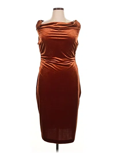 Kensie Cocktail Dress In Brown