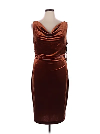 Kensie Cocktail Dress In Brown