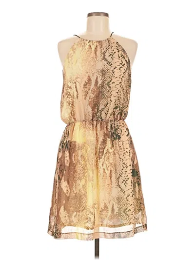Pre-owned Kensie Cocktail Dress In Gold