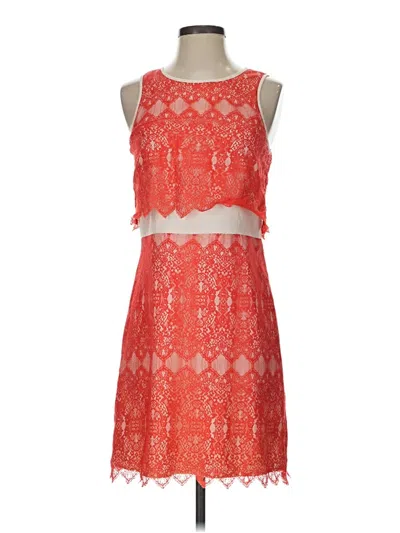 Pre-owned Kensie Cocktail Dress In Orange