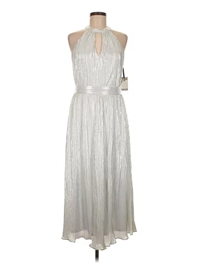 Pre-owned Kensie Cocktail Dress In Silver