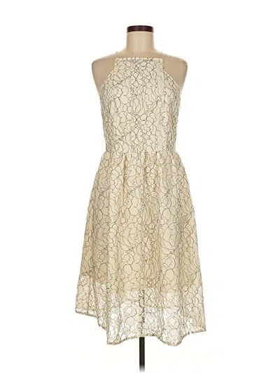 Pre-owned Kensie Cocktail Dress In White