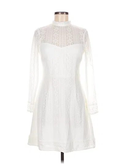 Pre-owned Kensie Cocktail Dress In White