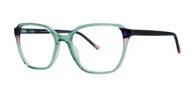 Kensie Conversation Women's Glasses, Green, Size 52
