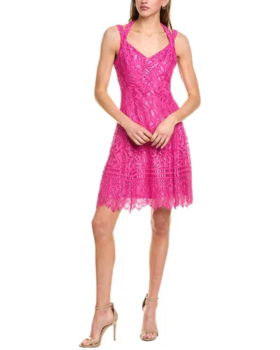 KENSIE CORDED LACE MINI DRESS