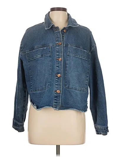 Pre-owned Kensie Denim Jacket In Blue
