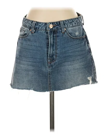 Pre-owned Kensie Denim Skirt In Blue