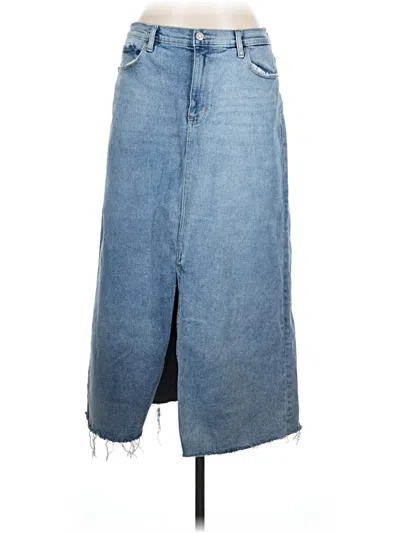Pre-owned Kensie Denim Skirt In Blue