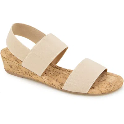 Kensie Diana Slingback Wedge Sandal In Multi