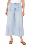 Kensie Drapey High Waist Five Pocket Jeans In Blue