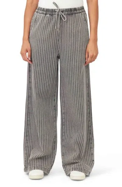 Kensie Drawstring Cotton Trouser In Multi