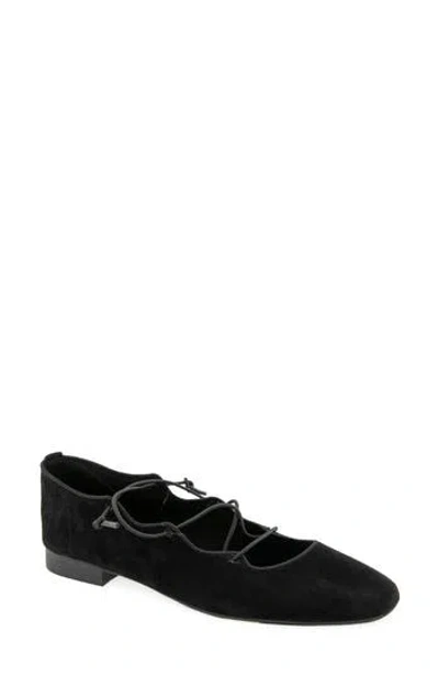 Kensie Eglantine Mary Jane Flat In Black