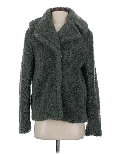Pre-owned Kensie Faux Fur Jacket In Gray