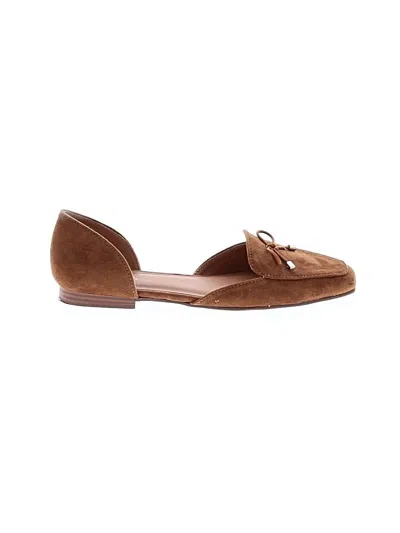 Pre-owned Kensie Flats In Brown