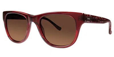 Kensie For Real Cherry Occhiali Da Sole Rossi Per Uomo In Brown