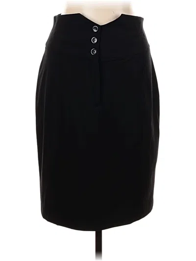 Pre-owned Kensie Formal Skirt In Black