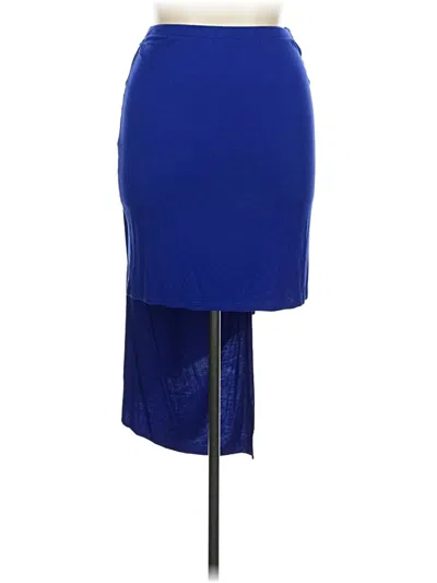 Pre-owned Kensie Formal Skirt In Blue