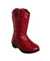 Kensie Girl Kids' Little Girls Boots With Heel In Red