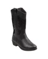 Kensie Girl Kids' Little Girls Cowboys Boots In Black