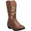 Kensie Girl Babies'  Zip Up Boot With Heel In Brown
