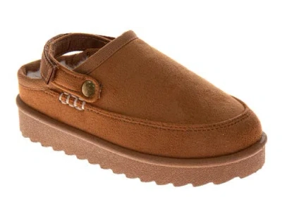 Kensie Girls Kids' Clog Slippers In Brown