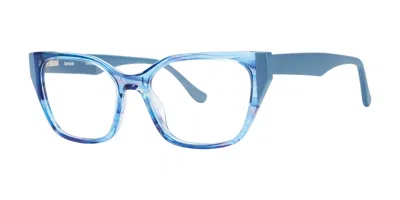 Kensie Glossy Breezy Blu Occhiali Da Vista Blu Per Donna (solo Montatura) In Multi