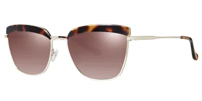 Kensie High Brow Dark Tartarugati Occhiali Da Sole Tartarugatishell Per Uomo In Brown
