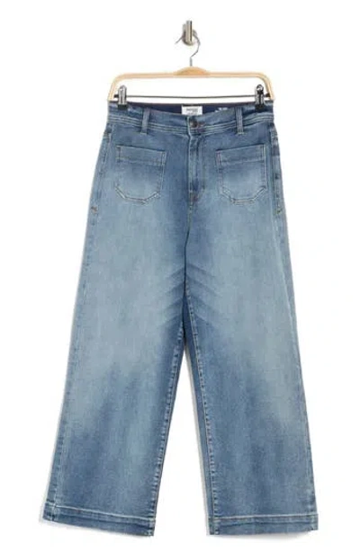 Kensie High Rise Patch Pocket Jeans In Lithgow