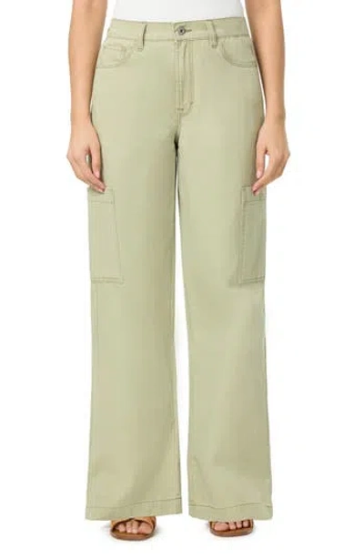 Kensie High Waist Cargo Pants In Tea