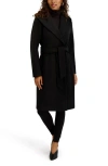 Kensie Hooded Coat In Black