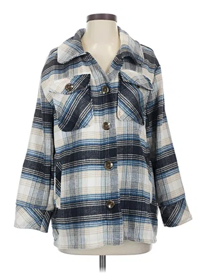 Pre-owned Kensie Jacket In Blue