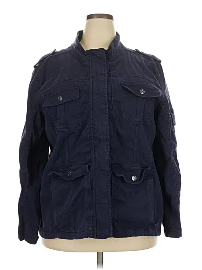 Pre-owned Kensie Jacket In Blue