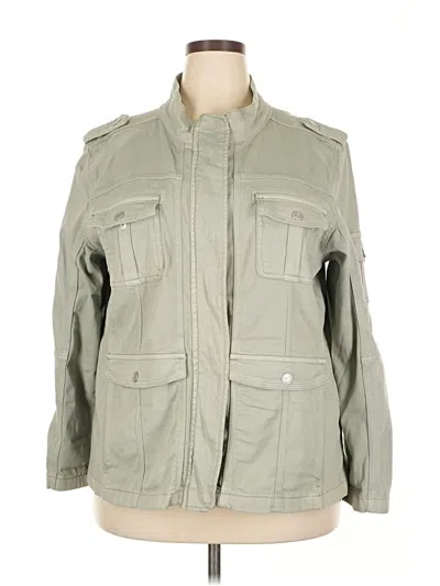 Pre-owned Kensie Jacket In Green