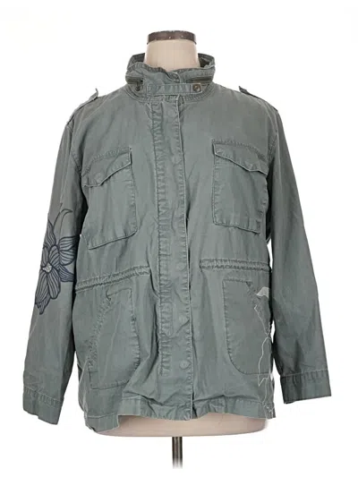 Pre-owned Kensie Jacket In Green