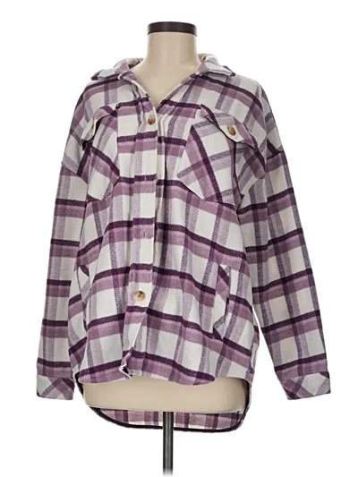 Pre-owned Kensie Jacket In Purple