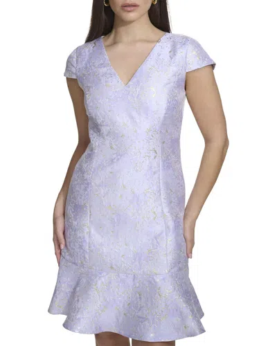 KENSIE JACQUARD MINI DRESS