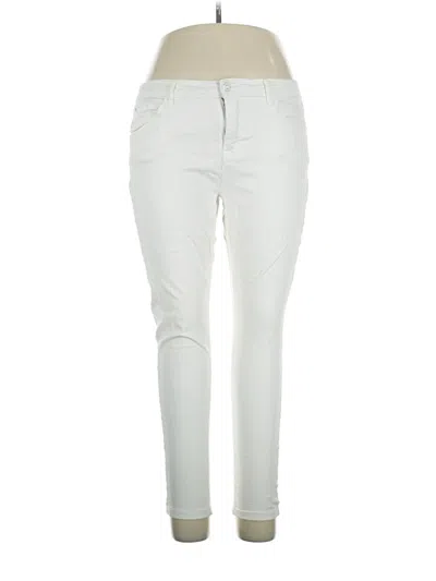 Pre-owned Kensie Jeans In White