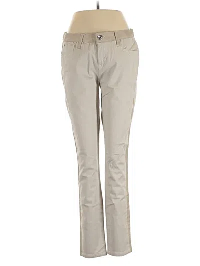 Pre-owned Kensie Khaki Pant In Brown