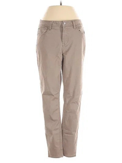 Pre-owned Kensie Khaki Pant In Brown