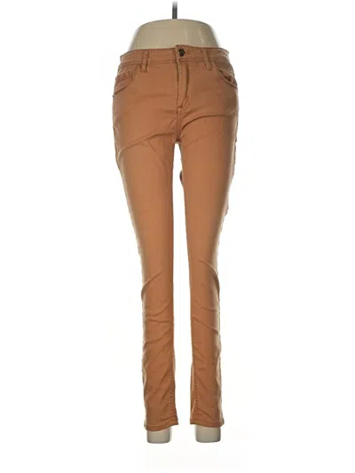 Pre-owned Kensie Khaki Pant In Brown