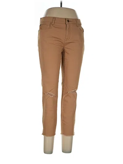 Pre-owned Kensie Khaki Pant In Brown