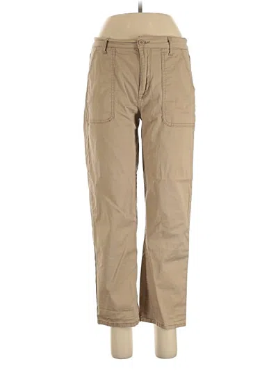 Pre-owned Kensie Khaki Pant In Tan