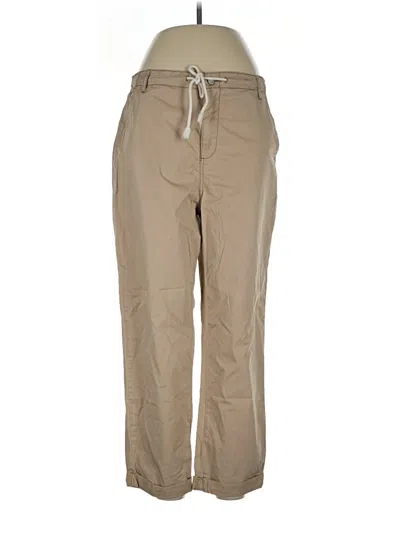 Pre-owned Kensie Khaki Pant In Tan
