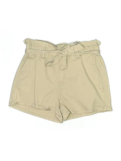 Pre-owned Kensie Khaki Shorts In Brown