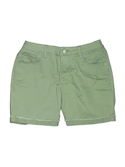 Pre-owned Kensie Khaki Shorts In Green