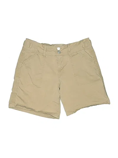 Pre-owned Kensie Khaki Shorts In Tan