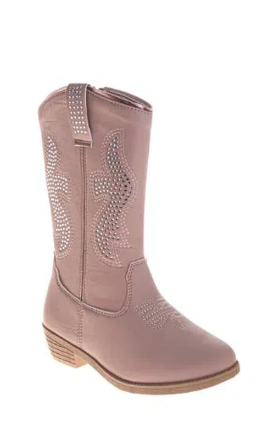 Kensie Kids' Western Boot In Pink