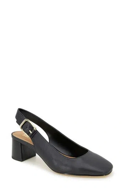 Kensie Leanna Slingback Pump In Black Pu