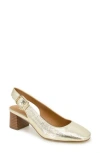 Kensie Leanna Slingback Pump In Platino