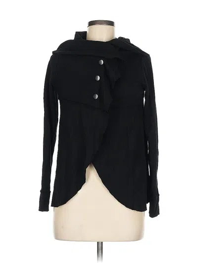 Pre-owned Kensie Long Sleeve Blouse In Black
